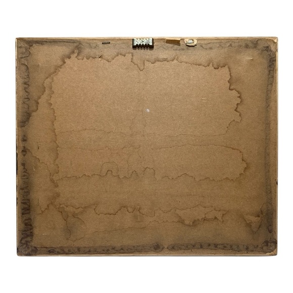 Framed And Matted Country Print Under Glass - Picture 3 of 3